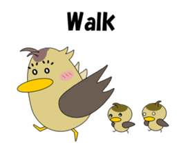 Conversation in spot-billed duck sticker #5324351