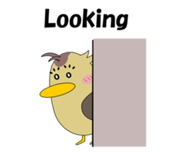 Conversation in spot-billed duck sticker #5324362