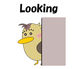 Conversation in spot-billed duck sticker #5324362