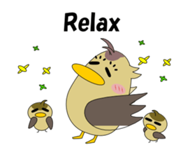 Conversation in spot-billed duck sticker #5324363