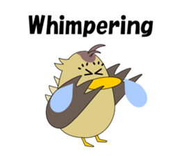 Conversation in spot-billed duck sticker #5324365