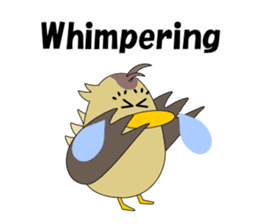 Conversation in spot-billed duck sticker #5324365