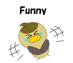 Conversation in spot-billed duck sticker #5324369