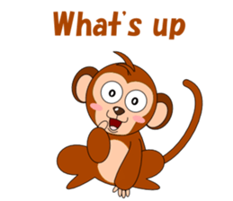 Conversation with monkeys sticker #5324535