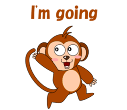 Conversation with monkeys sticker #5324542