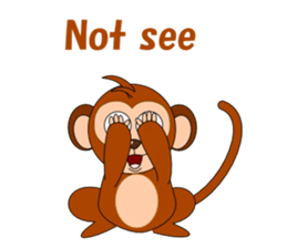 Conversation with monkeys sticker #5324548