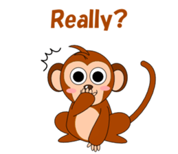 Conversation with monkeys sticker #5324551