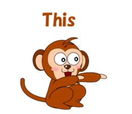 Conversation with monkeys sticker #5324556