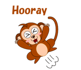 Conversation with monkeys sticker #5324559