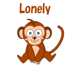 Conversation with monkeys sticker #5324563