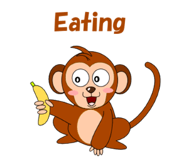 Conversation with monkeys sticker #5324568