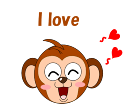 Conversation with monkeys sticker #5324570
