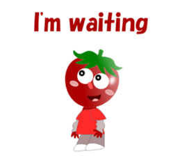 Conversation with tomato English sticker #5324584