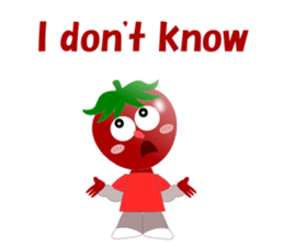 Conversation with tomato English sticker #5324588