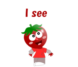 Conversation with tomato English sticker #5324591