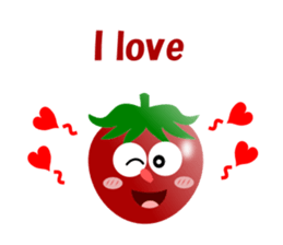 Conversation with tomato English sticker #5324607