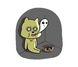 SMALL BROWN DOG life chapter sticker #5324828