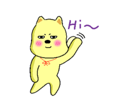 SMALL BROWN DOG life chapter sticker #5324840