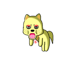 SMALL BROWN DOG life chapter sticker #5324845