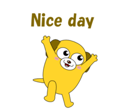 Conversation with funny dogs English sticker #5325416