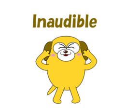 Conversation with funny dogs English sticker #5325420