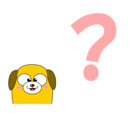 Conversation with funny dogs English sticker #5325426