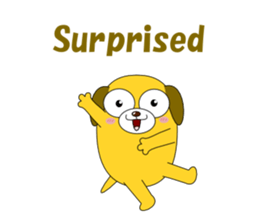 Conversation with funny dogs English sticker #5325428