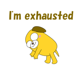 Conversation with funny dogs English sticker #5325440