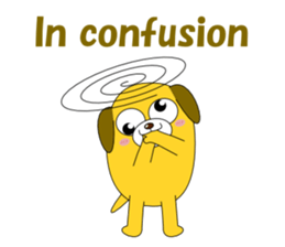 Conversation with funny dogs English sticker #5325445