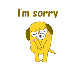 Conversation with funny dogs English sticker #5325448