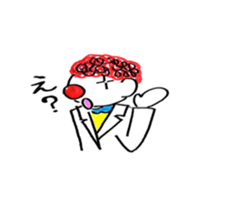 Funny Clown In Hospital sticker #5325496