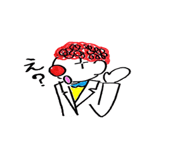 Funny Clown In Hospital sticker #5325496