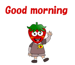 Conversation with strawberry English sticker #5325573