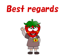 Conversation with strawberry English sticker #5325575