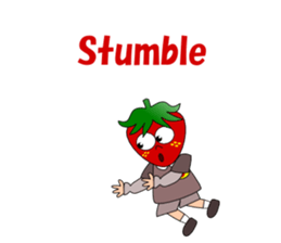 Conversation with strawberry English sticker #5325584