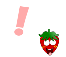 Conversation with strawberry English sticker #5325587