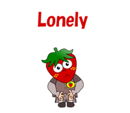 Conversation with strawberry English sticker #5325596