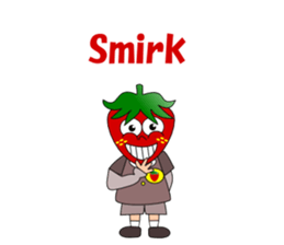 Conversation with strawberry English sticker #5325600