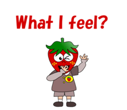 Conversation with strawberry English sticker #5325608