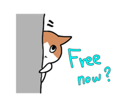 Daily life of Cat and Hamster (English) sticker #5325701