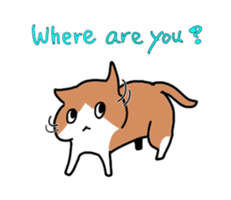 Daily life of Cat and Hamster (English) sticker #5325702