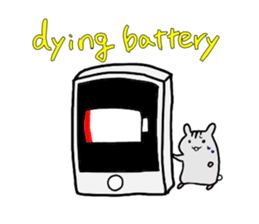 Daily life of Cat and Hamster (English) sticker #5325706