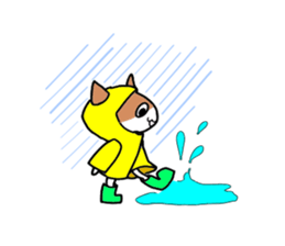 Daily life of Cat and Hamster (English) sticker #5325710