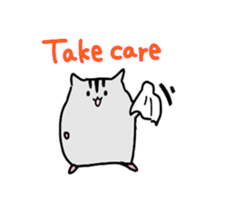 Daily life of Cat and Hamster (English) sticker #5325712