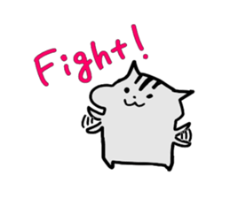 Daily life of Cat and Hamster (English) sticker #5325719