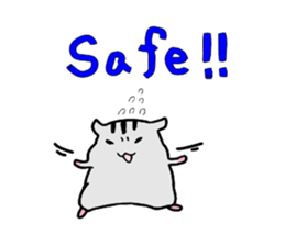 Daily life of Cat and Hamster (English) sticker #5325721