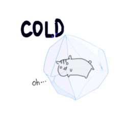 Daily life of Cat and Hamster (English) sticker #5325727