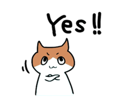 Daily life of Cat and Hamster (English) sticker #5325729