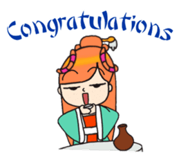 Nidgy : Traditional Girl (EN) Ver.1 sticker #5325772