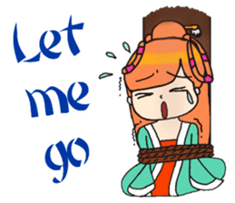 Nidgy : Traditional Girl (EN) Ver.1 sticker #5325778